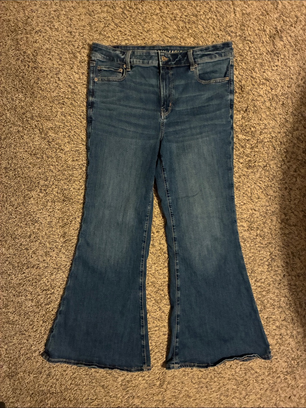 American Eagle festival flare jeans -size 16